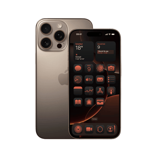 Apple iPhone 16 Pro 256 GB (Çift Fiziki SIM) - Çöl Titanyum