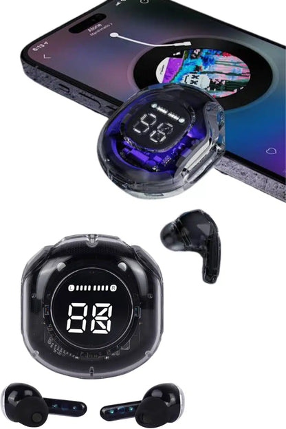 ULTRAPODS Bluetooth 5.3 ENC Gürültü Engelleyici Dokunmatik Kablosuz Kulak İçi Kulaklık – LED Ekranlı, Üçlü Mikrofonlu, Ekstra Bass