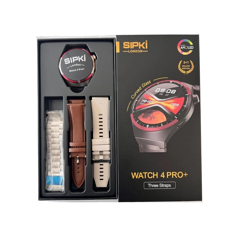 SIPKİ WATCH 4 PRO+ PLUS AMOLED AKILLI SAAT