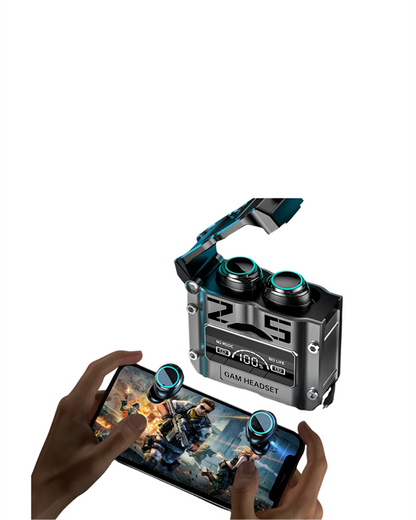 M25 Kablosuz Bluetooth Kulaklık – Powerbank Şarj Kutulu, ANC Gürültü Engelleyici, LED Ekranlı, Mikrofonlu